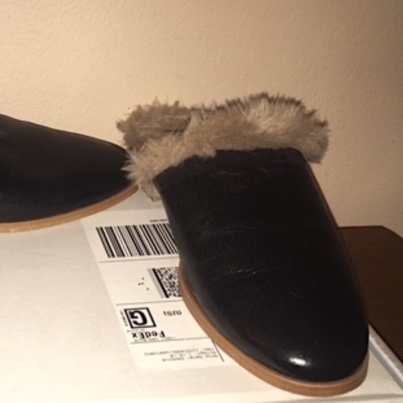 Zara fur slipper/loafers - Picture 2 of 4